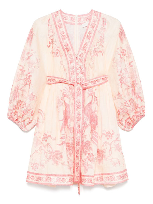 Zimmermann Zimmermannラッキープリントミニドレス - Image 1