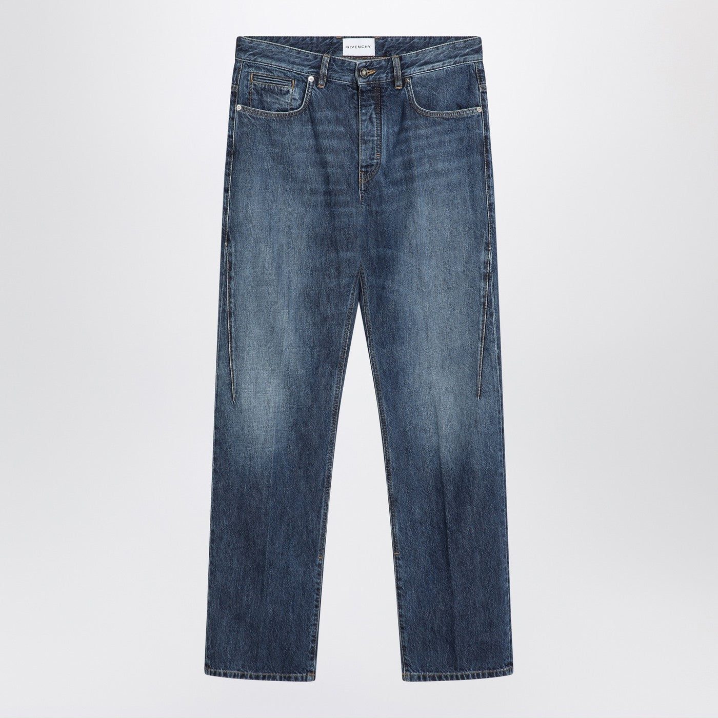 Givenchy Givenchy Straight Jeans Dark Blue Washed Effect - Image 1