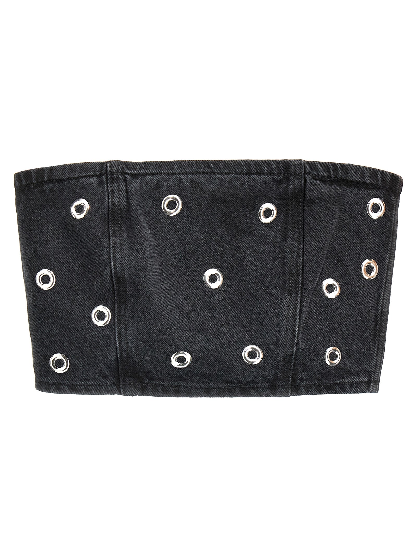 Rotate Rotate Birger Christensen 'Studded Denim' Top - Image 1