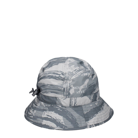 Moncler モンクラー帽子バケット女性ポリエステルグレー - Image 1