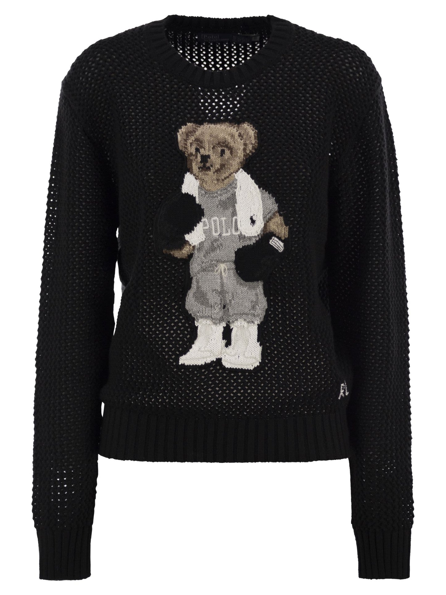 Polo ポロラルフローレンベアコットンクルーネックポロシャツ - Image 1