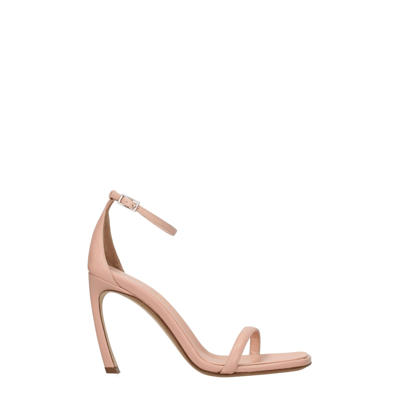 Lanvin ランビンサンダルの女性 'S 革のピンク/アプリコット - Image 1