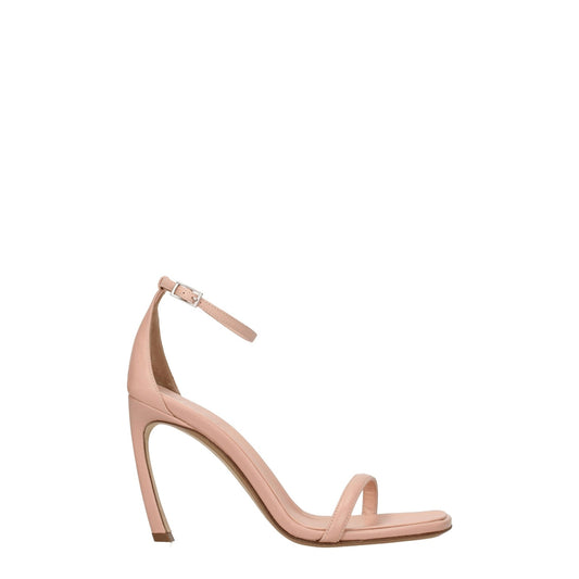 Lanvin ランビンサンダルの女性 'S 革のピンク/アプリコット - Image 1