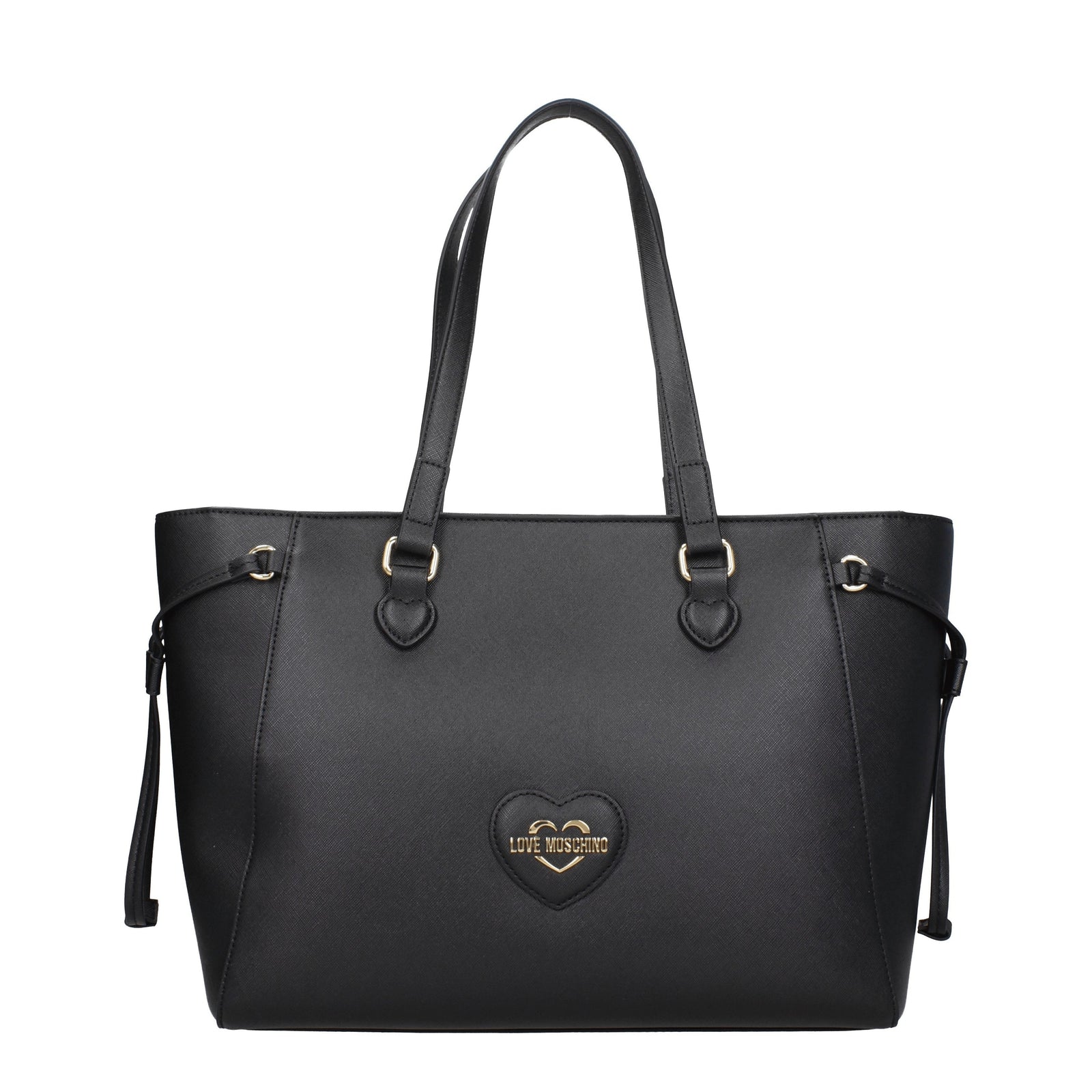 Moschino モスキーノのショルダーバッグエコ女性ポリウレタンブラックが大好きです - Image 1