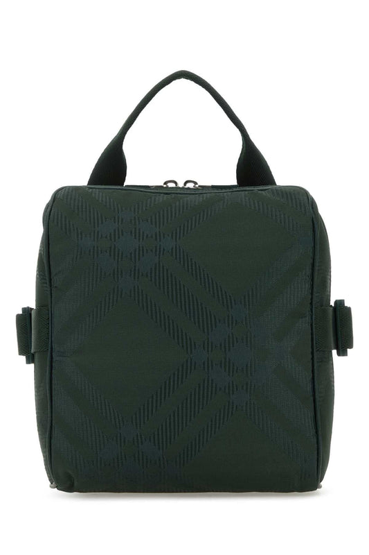 Burberry バーバリーボトルグリーンファブリッククロスボディバッグ - Image 1