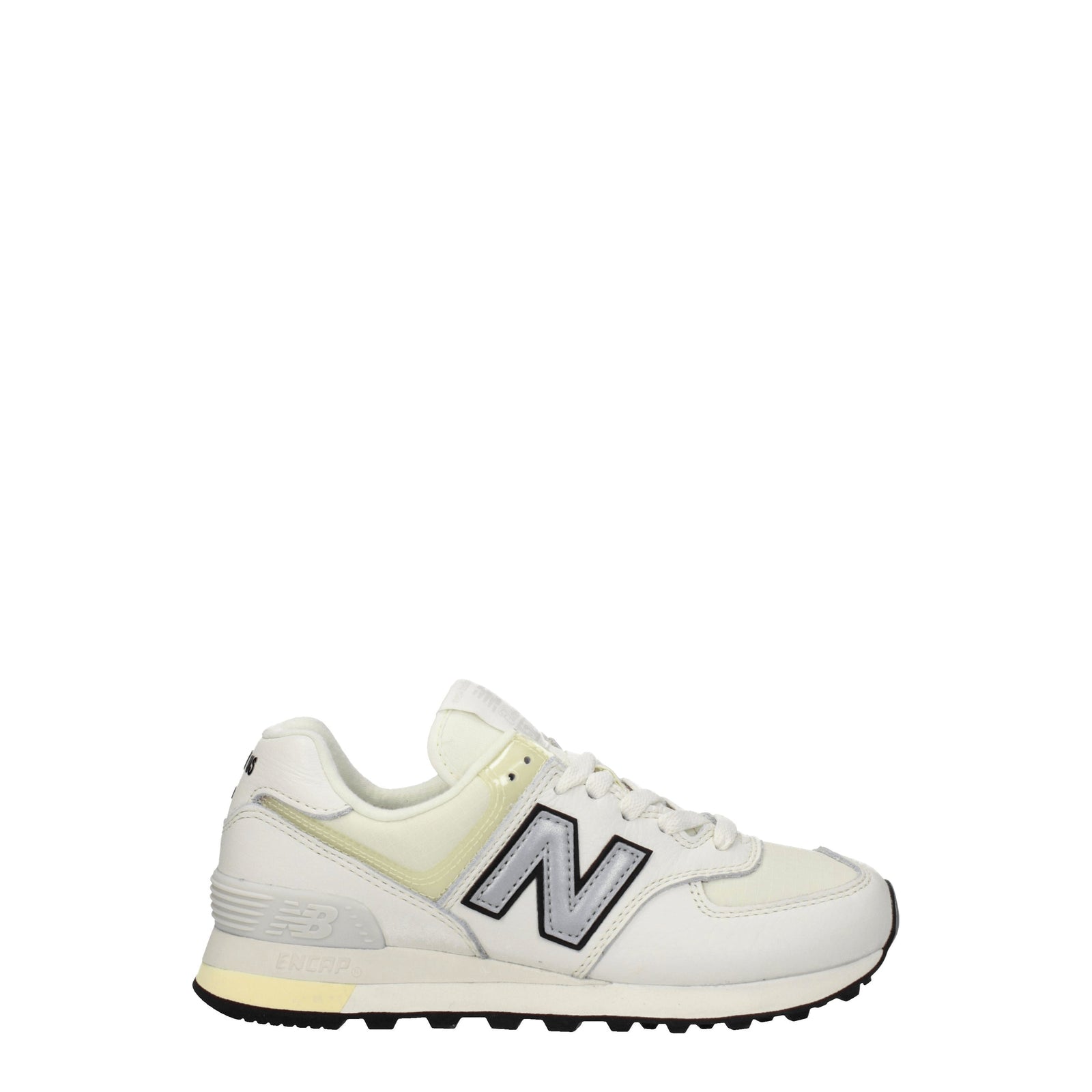 Designer Brand ニューバランススニーカー574女性ファブリックベージュ - Image 1