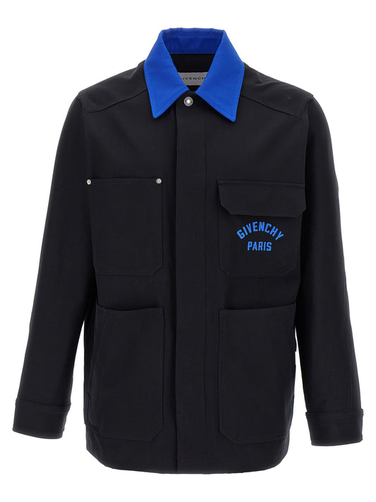 Givenchy Givenchy Logo Embroidery Overshirt - Image 1