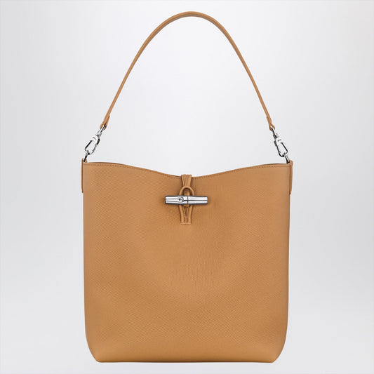 Longchamp Longchamp M クルミカラーホーボバッグのルソー - Image 1