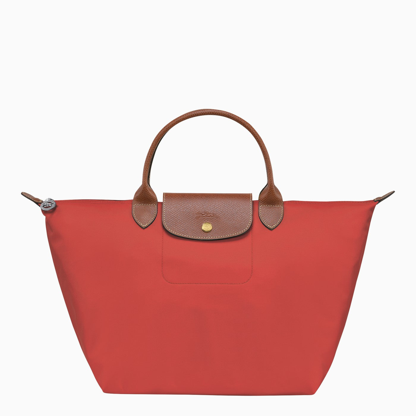 Longchamp Longchamp Tomato Colored Le Pliage Original M バッグ - Image 1