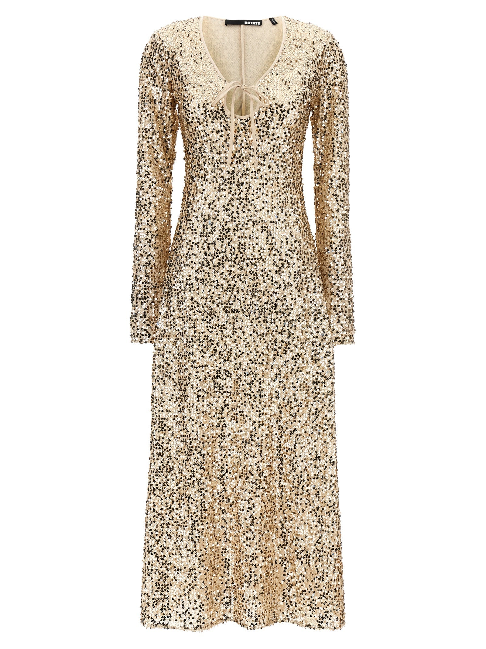 Rotate Birger Christensenの「ネットスパンコールMIDI」ドレスを回転させます - Image 1