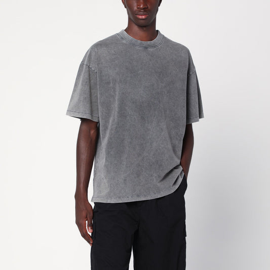 Represent ビンテージグレークルーネックTシャツを表します - Image 1