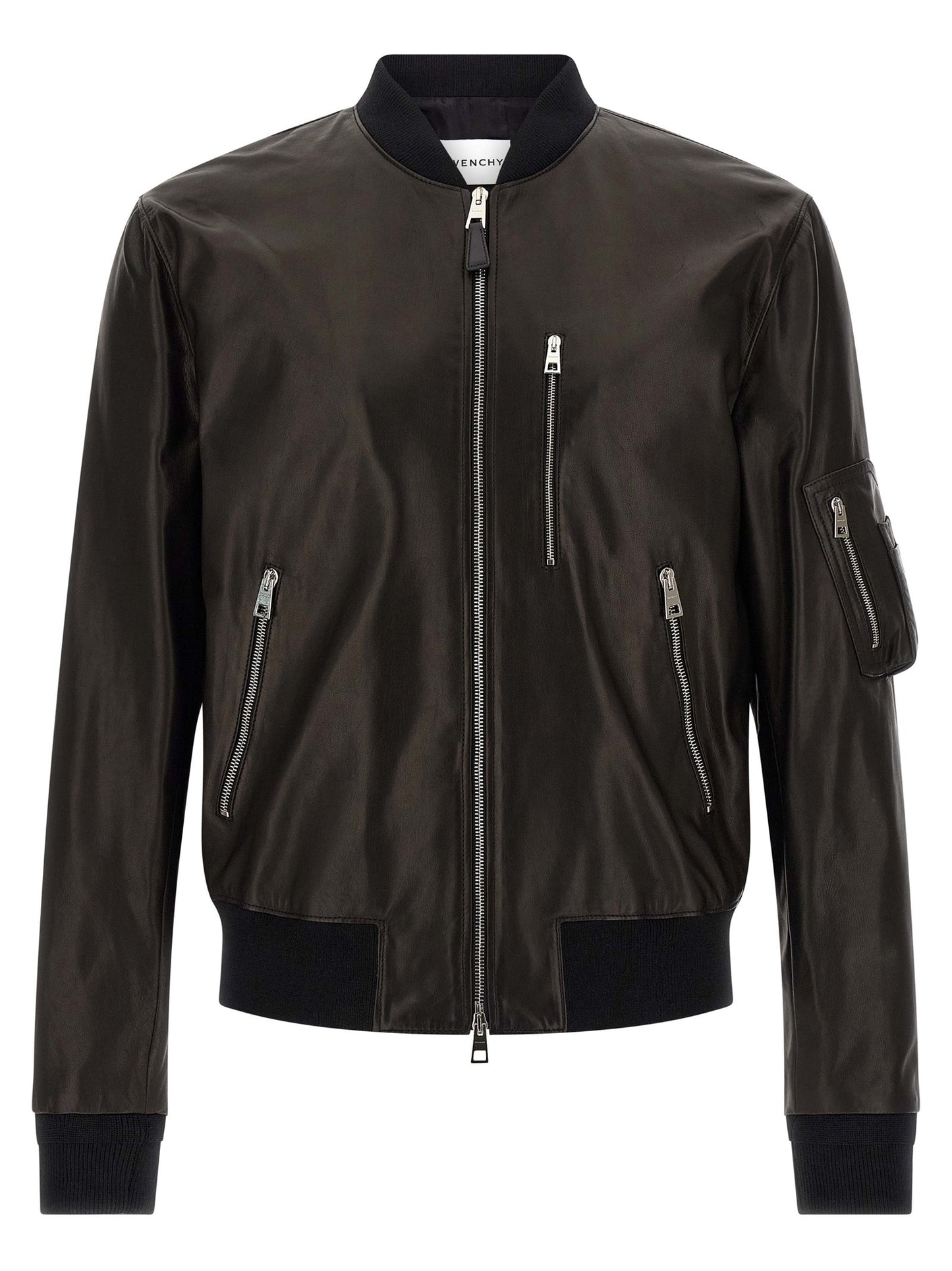 Givenchy Givenchy Leather Bomber Jacket - Image 1
