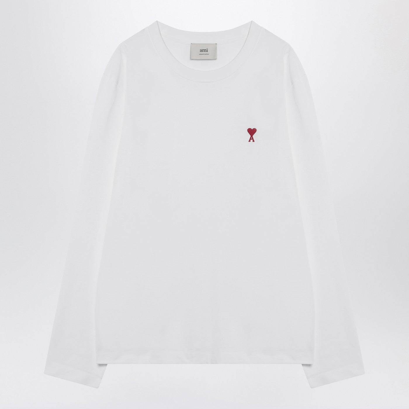 Ami Ami Paris White Ami De Coeurtシャツ - Image 1