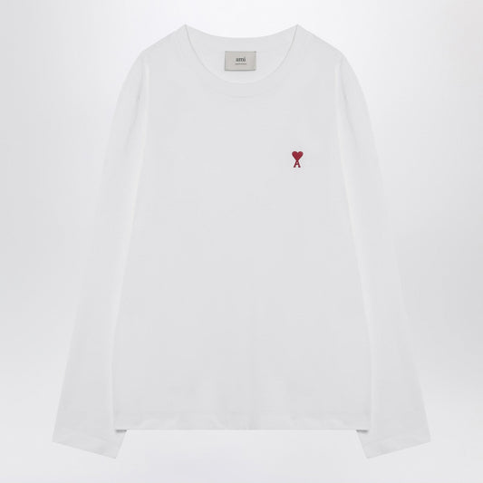 Ami Ami Paris White Ami De Coeurtシャツ - Image 1