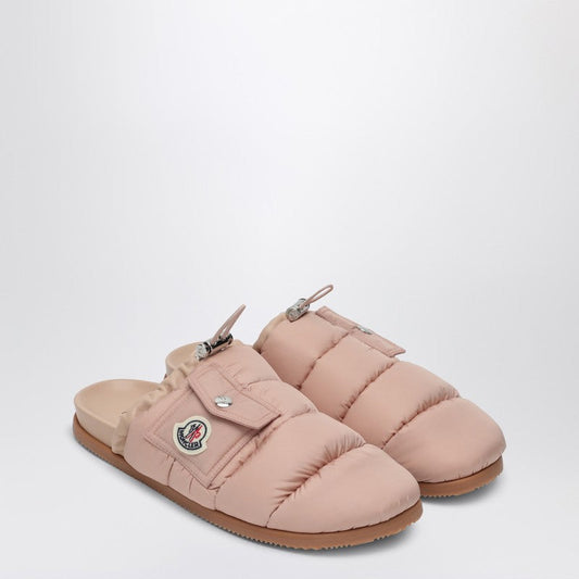 Moncler モンクラーピンクナイロンミュールモンポケット - Image 1