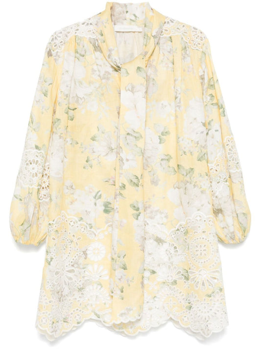 Zimmermann ZIMMERMANN ACACIAリネンミニドレス - Image 1