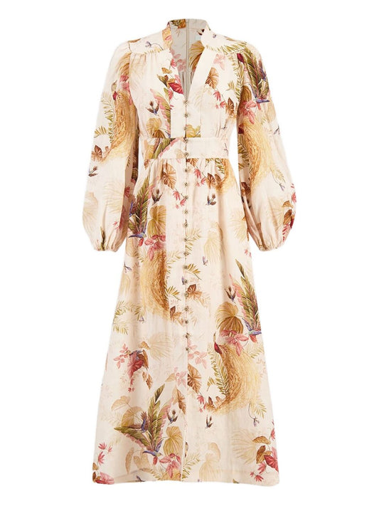 Zimmermann Zimmermann Ascension Linen Long Dress - Image 1