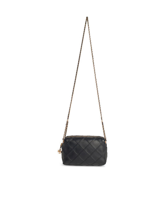 Tory Tory Burch 'Fleming' Mini Black Lear Crossbodyバッグ - Image 1