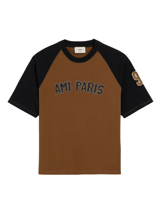 Ami Ami Paris Cotton Colorblock Tシャツ - Image 1
