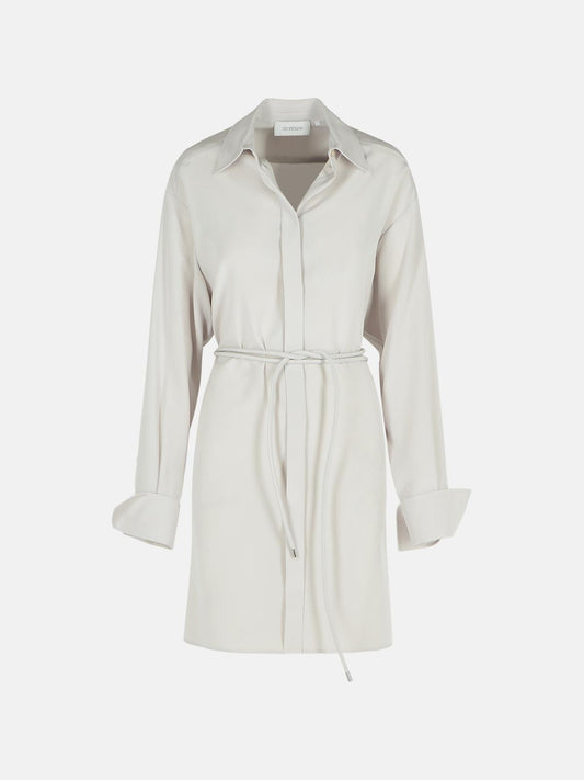 Sportmax Sportmax 'Eolie'灰色のシルクドレス - Image 1