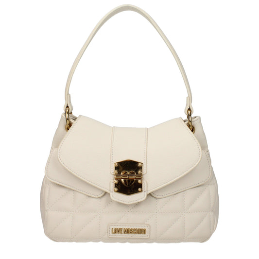 Moschino モスキーノのハンドバッグが大好きな女性ポリウレタンベージュ/バター - Image 1