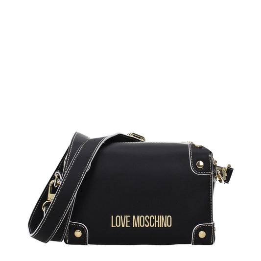 Moschino モスキーノのショルダーバッグが大好きな女性ポリウレタンブラック - Image 1