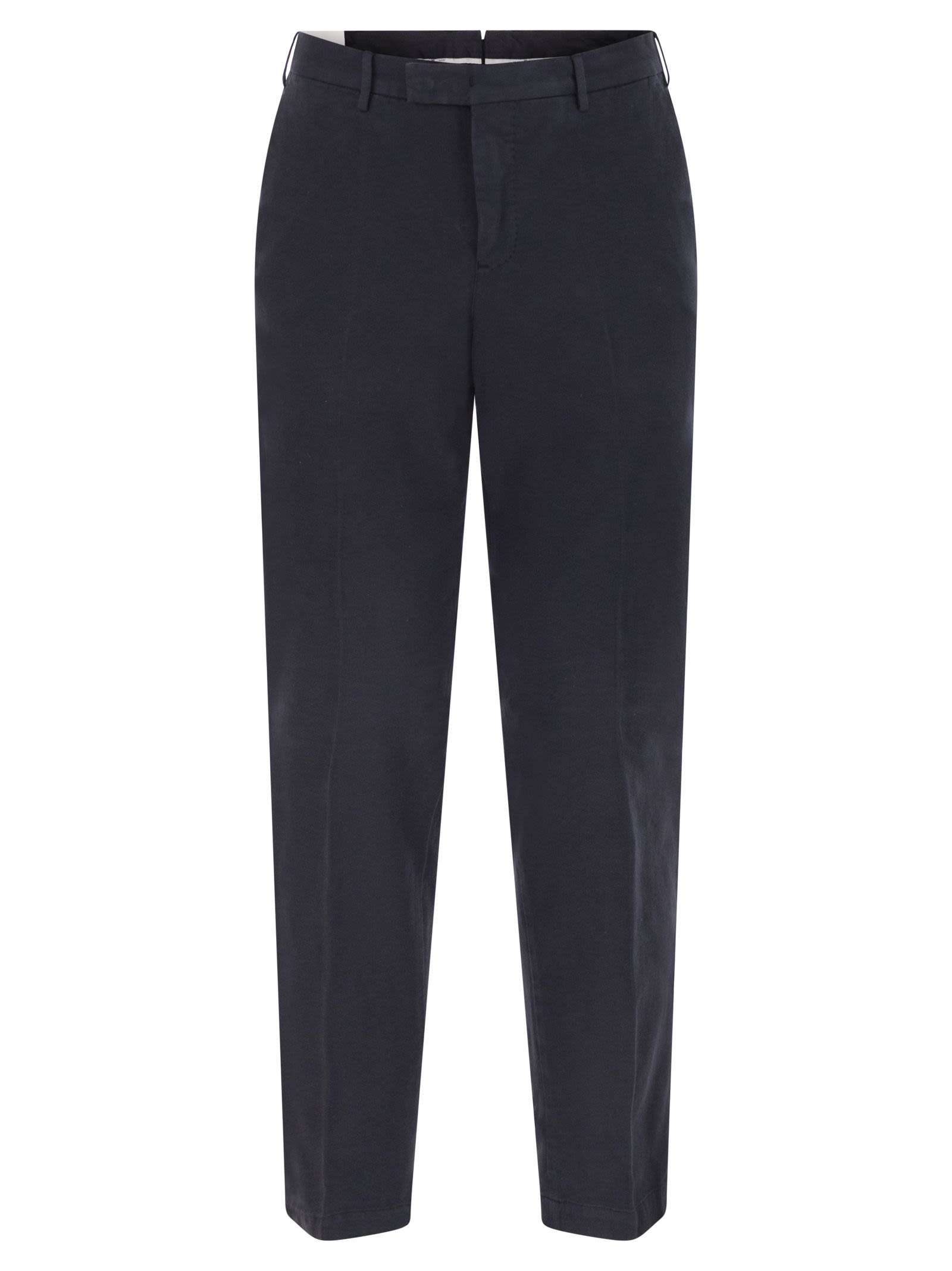 Pt Pt Torino マスター コットン & カシミア トラウザーズ - Image 1