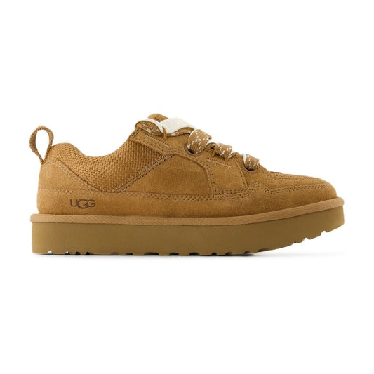 Ugg W Lo Lowmelスニーカーugg革茶色 - Image 1