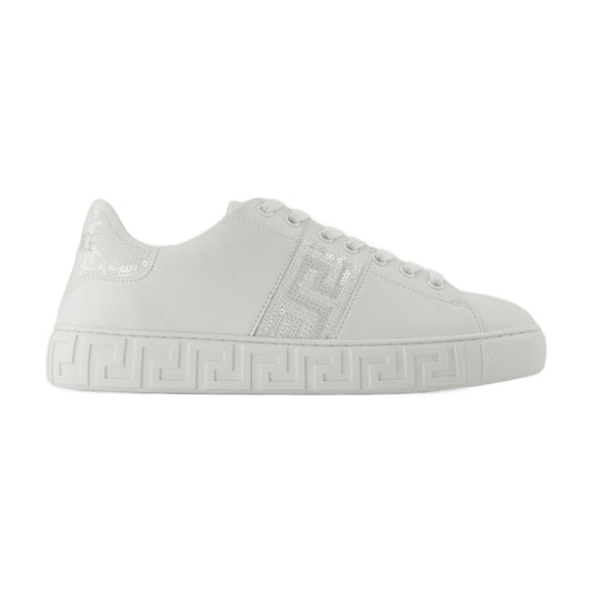 Versace スニーカーヴェルサーチコットンホワイト - Image 1