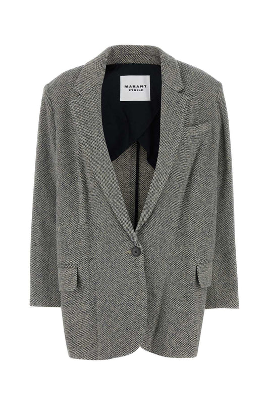Isabel イザベル・マラン・エトワイド・刺繍ウールブレンドCikaito Blazer - Image 1