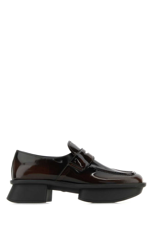 Prada プラダ茶色の革はローファーに等しい - Image 1