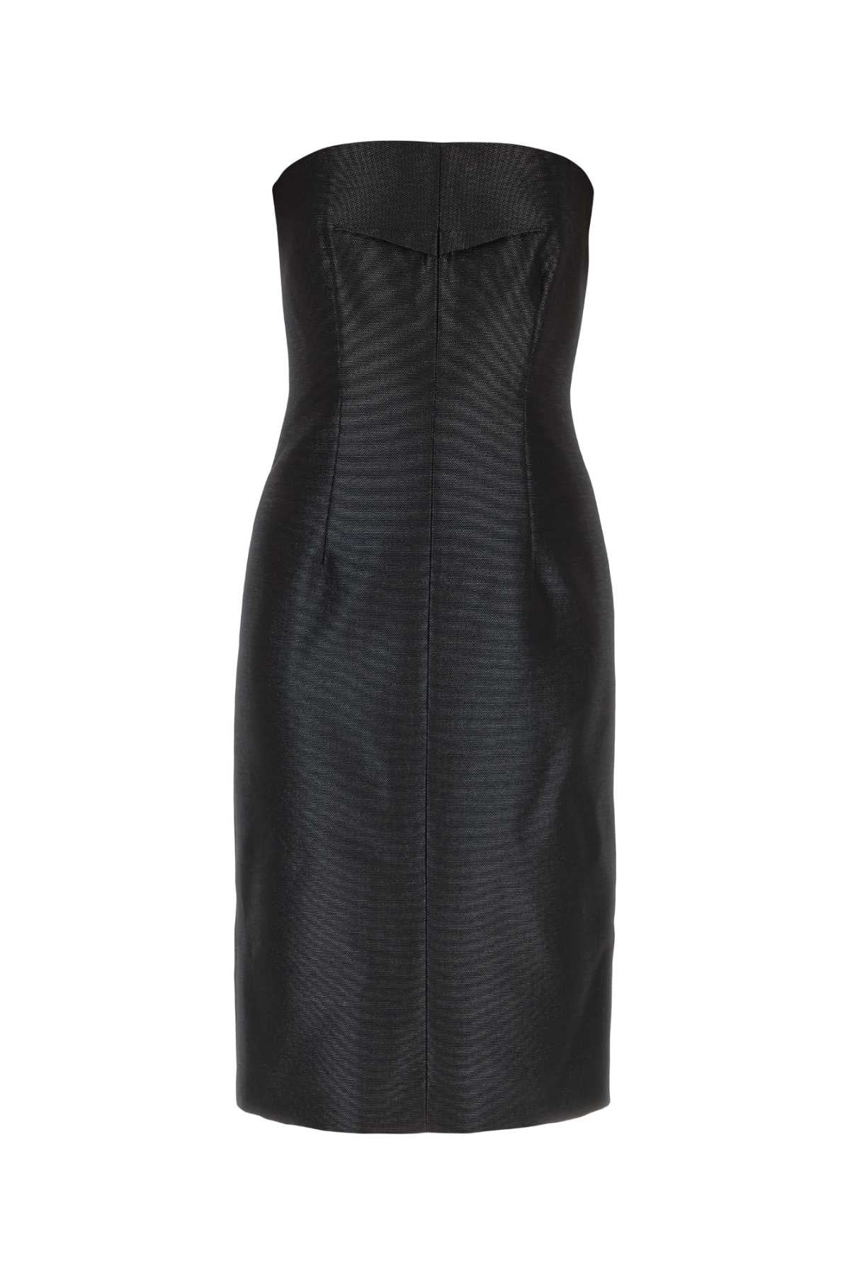 Sportmax SportMax Black Twill Malloシースドレス - Image 1