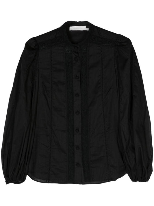 Zimmermann ZIMMERMANN LACE TRIMディテールシャツ - Image 1