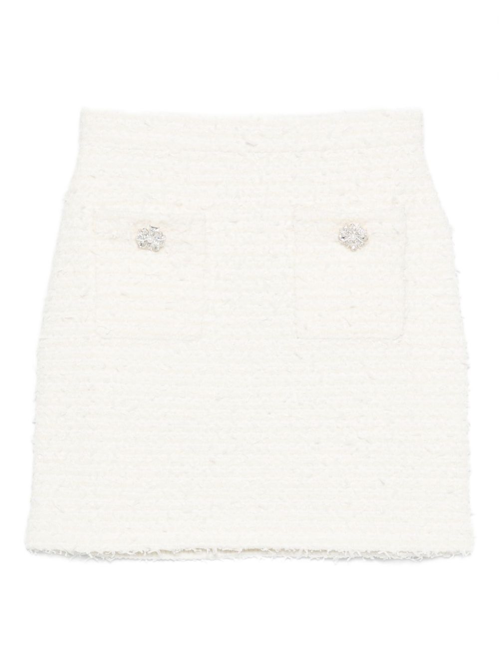 Self セルフポートレートクリスタル装飾ミニスカート - Image 1