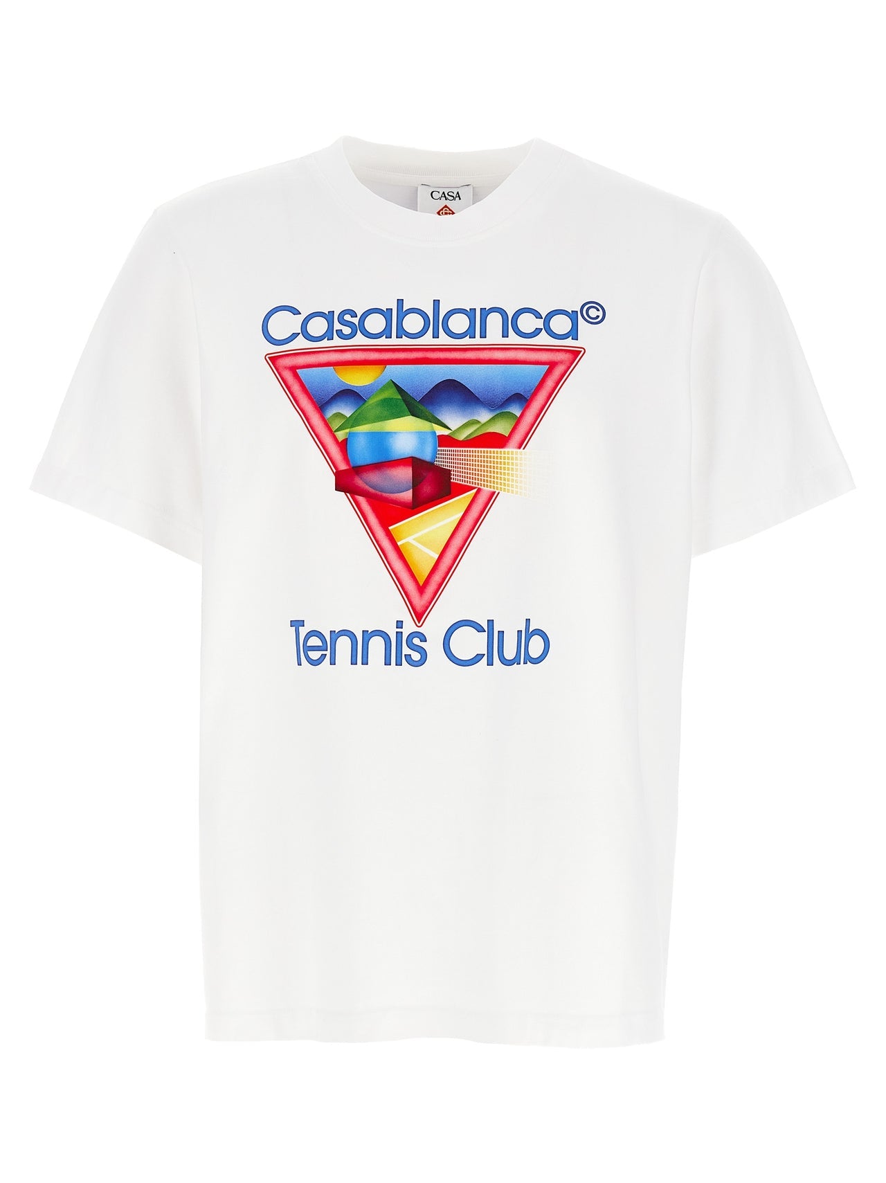 Casablanca カサブランカ「テニスクラブアイコン」Tシャツ - Image 1