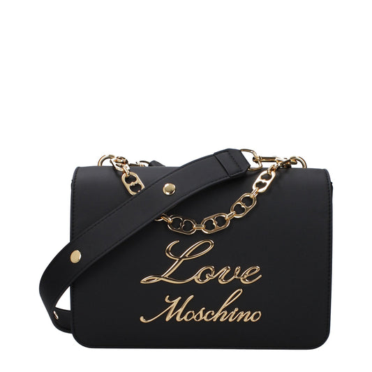 Moschino モスキーノのハンドバッグが大好きな女性ポリウレタンブラック - Image 1