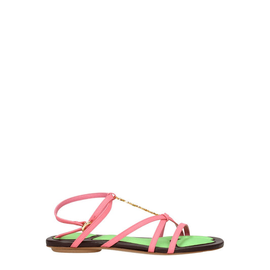 Jacquemus Jacquemus Sandali Pralu Donna Pelle Rosa - Image 1