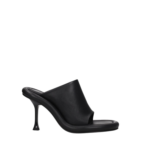 J Jw Anderson Sandali Donna Pelle Nero - Image 1