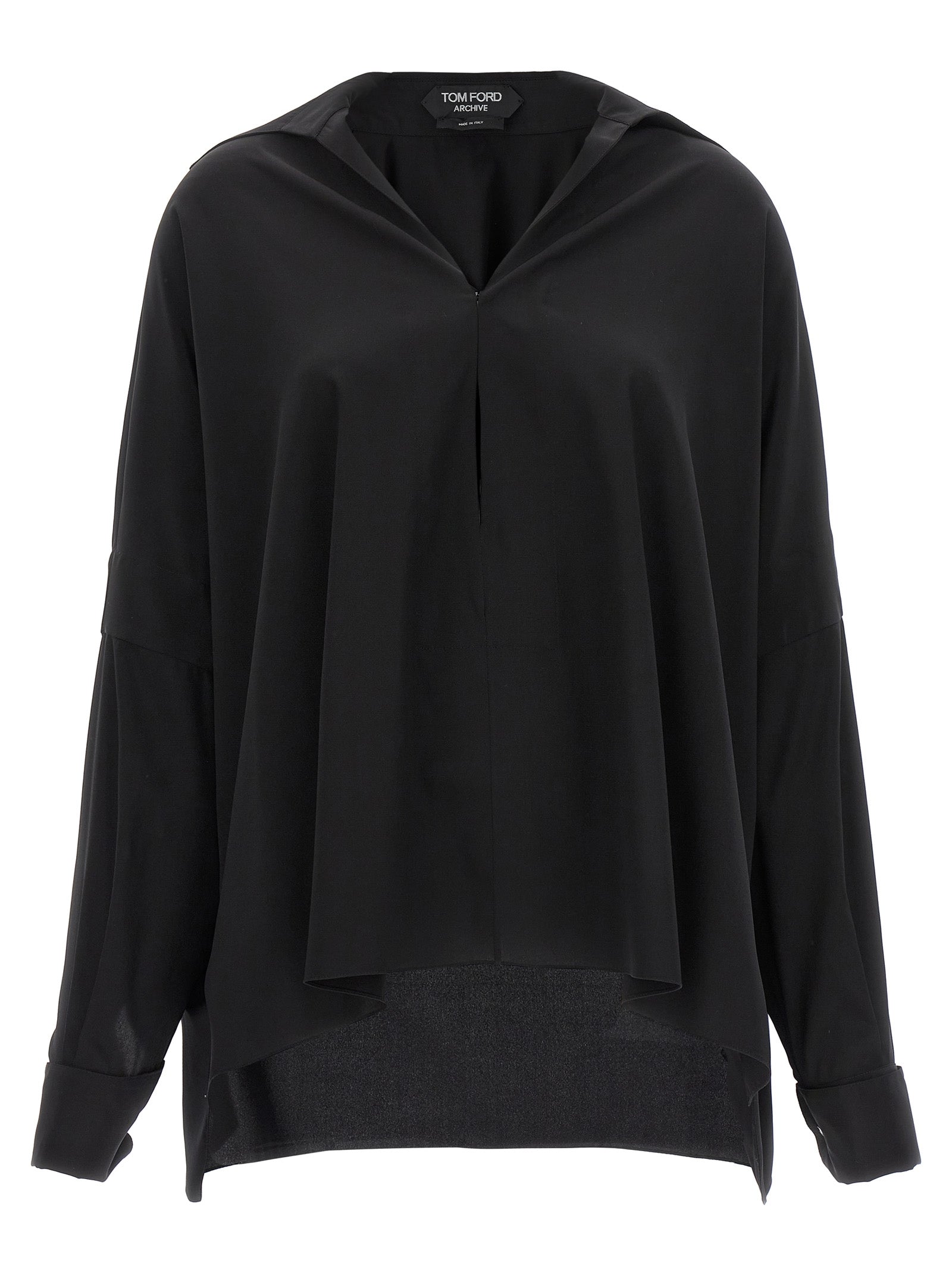 Tom トム・フォード・クレープ・デ・チャインシャツ - Image 1