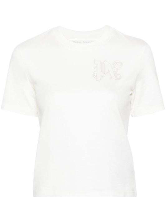 Palm パームエンジェルスロゴコットンTシャツ - Image 1