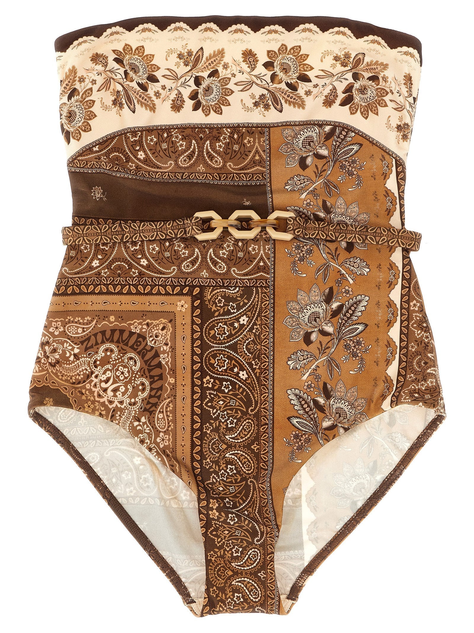 Zimmermann Zimmermann 'Lucky Bandeau'ワンピース水着 - Image 1
