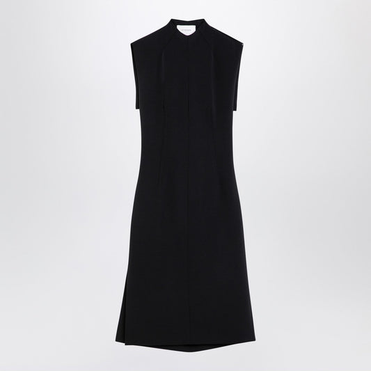 Sportmax SportMax Black Wool Blendノースリーブドレス - Image 1