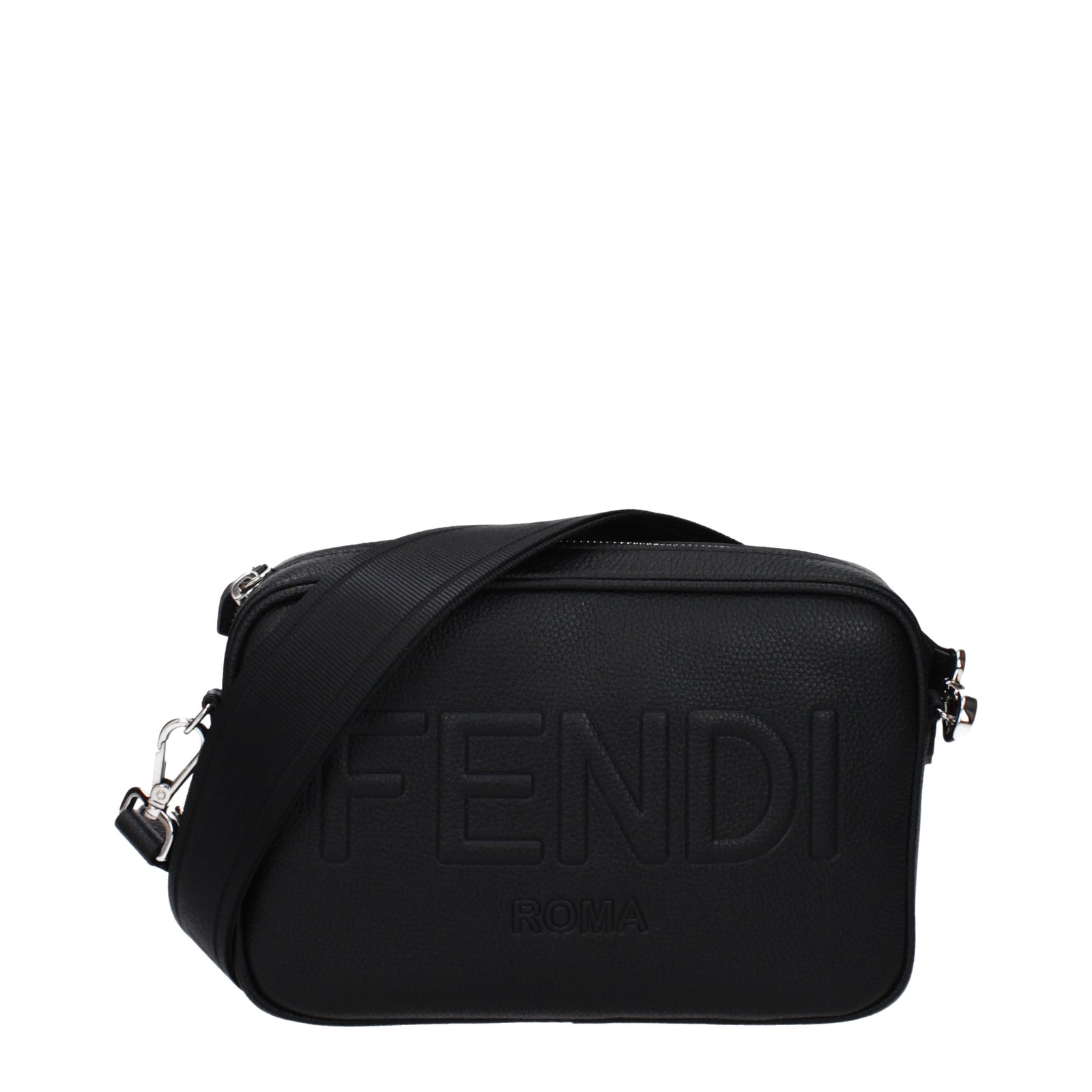 Fendi フェンディショルダーバッグメンズレザーブラック - Image 1