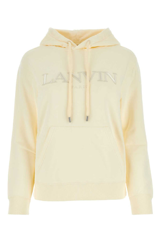 Lanvin ランバンクリームコットンスウェットシャツ - Image 1