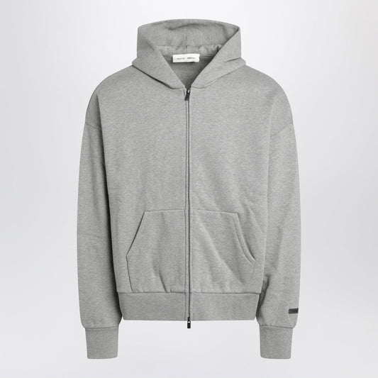 Fear Fear Of God Essentials グレー コットン フリース パーカー - Image 1