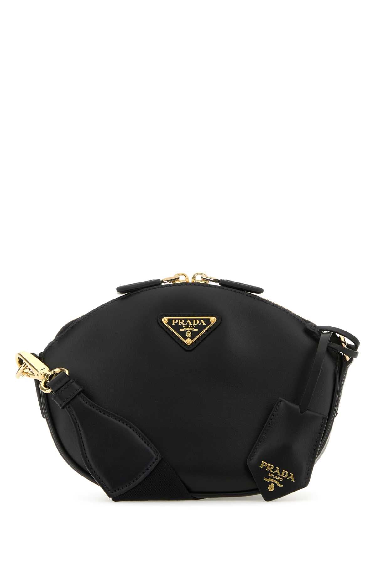 Prada プラダブラックレザークロスボディバッグ - Image 1