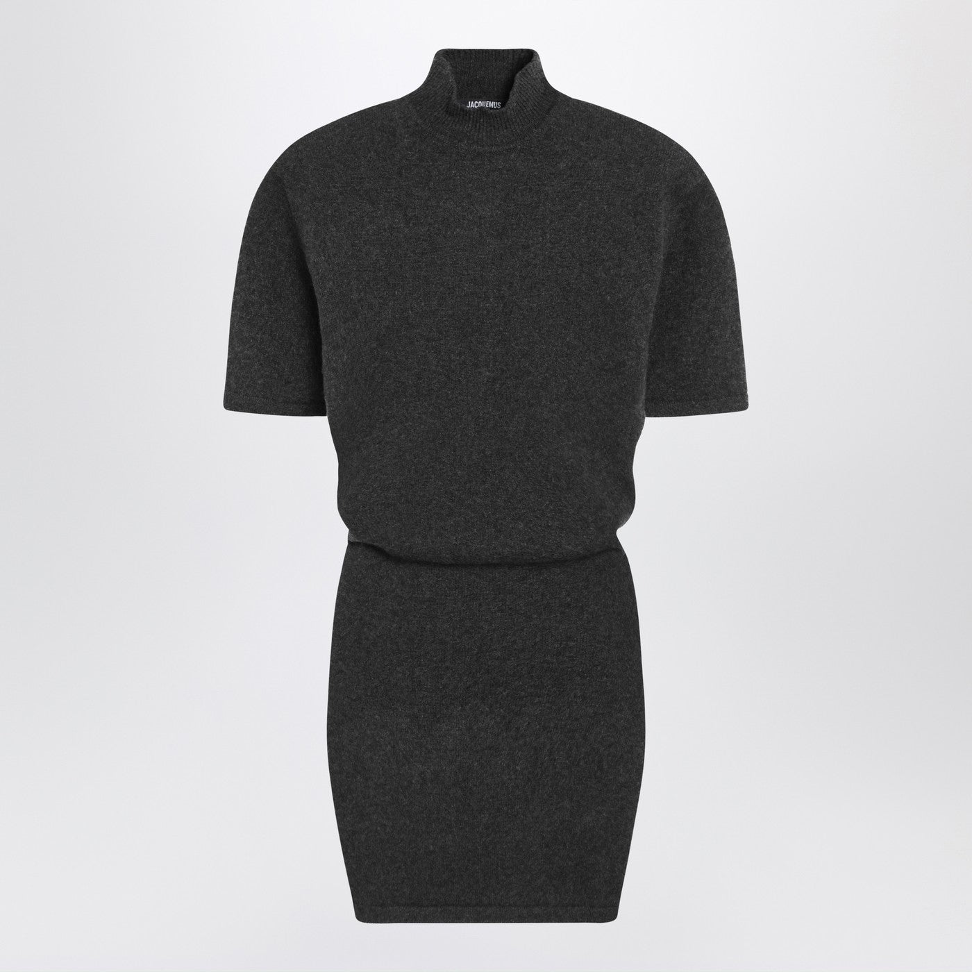 Jacquemus Jacquemus Dark Grey Wool And Cashmere Dress - Image 1