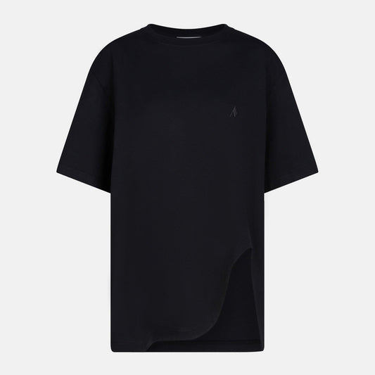 The The Attico ブラック コットン T シャツ - Image 1