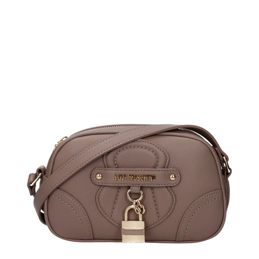 Moschino モスキーノのショルダーバッグが大好きな女性ポリウレタングレー/モル - Image 1