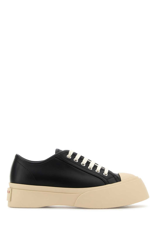 Marni マルニブラックレザーパブロスニーカー - Image 1